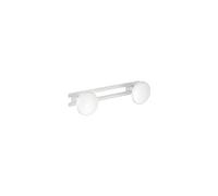 Porte peignoir 2 tete blanc Godonnier