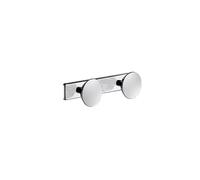 Porte-peignoir inox poli brillant - 2 têtes - Delabie