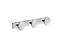 Delabie - Porte-peignoir 3 têtes - Inox poli brillant - Style contemporain