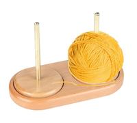 Porte-pelotes Pour Tricoter, Outils De Crochet Avec Rouleau De Fil De Bois | Axe De Rotation Enrouleur De Fil À Tricoter Pour Le Tissage Lisse, Fournitures De Crochet, R