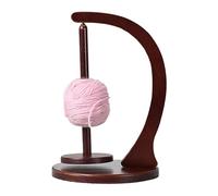 Porte-pelotes tournants pour crochet | organisateur pour ranger fils en bois - porte fils pendule enrouleur pour fil au crochet pour travail domestique