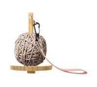 Porte-pelotons, porte-fils de poignet portable,Filateur portatif de fil en bois pour crochet | Distributeur de fil, distributeur de bois pour crochet de fil antidérapant, support de filat