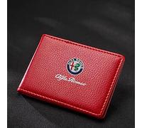 Porte permis de Conduire Carte, pour Alfa Romeo 147 156 159Giulia Giulietta Mito Stelvio 1995-2023 2024 Porte-Cartes de Crédit Etui à Cartes Bancaires Portefeuille de Poche Mince pour Hommes et Femmes