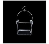 Porte-perroquet en acier inoxydable pour perroquets de petite et moyenne taille, cage à oiseaux en peau de tigre, cage à oiseaux avec châssis de tasse de nourriture pour perruches, canaris, perchoirs