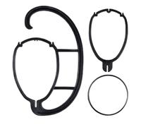 Porte-perruque-organisateur Suspendu Détachable De 28cm, Présentoir À Crochet Pliable, Support De Rangement De Cheveux Portable | Pour Salon Théâtre Magasin De Détail Maison Femmes Perruque Soins Styl