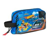 Safta Hot WHEELS LET'S RACE - Porte-petit-déjeuner thermique, qualité et résistance maximale, porte-repas, 21,5 x 6,5 x 12 cm, Bleu/noir, M, Décontracté