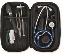 Porte-phonendoscope rigide noir | étui stéthoscope protecteur usage médical | doublure phonendoscope pour stéthoscope à tube unique | porte stéthoscope voyage travail hôpital