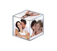 Walther Design - Cube photo MW100A - en verre d'art 8,5 x 8,5 cm