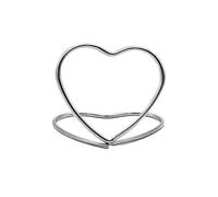 Porte Photo Porte-mémo en métal, 50/30 pièces, forme de cœur, Triangle, porte-carte Table, support à Clip Photo, fête mariage pour Décor de Gâteau(Silver-30pcs)