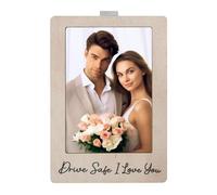 Porte-photo pour visière | Cadre photo pour voiture | Décoration automobile pour conducteurs familles voyageurs