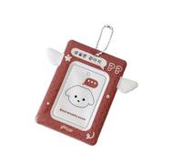 Porte-photo réutilisable pour étudiant - Transparent - Pour sécuriser les repas et les laissez-passer d'accès