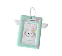 Porte-photo réutilisable pour étudiant - Transparent - Pour sécuriser les repas et les laissez-passer d'accès