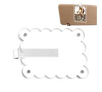Porte-Photo Voiture | Support en Acrylique Magnétique pour Visière Auto - Décoration Maison Cadeaux Anniversaire Fête Famille Amis Enfant