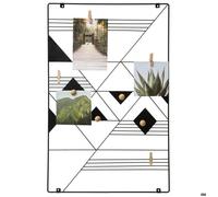 Porte-photos ""Elora"" métal noir 35x55cm - Atmosphera createur d'interieur