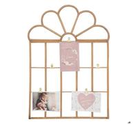 Porte-photos enfant rotin 40x57cm - Atmosphera Créateur d'intérieur