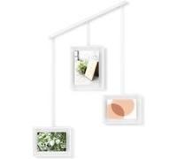 Porte photos escalier 3 cadres Exhibit blanc Blanc G