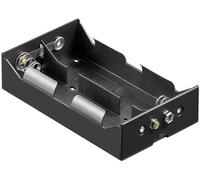 Porte-piles pour 4x Mono avec bouton-poussoir