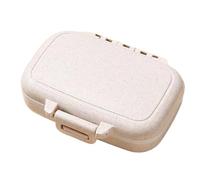 Porte-pilules - Conteneur compact pour pilules, distributeur portable pour suppléments avec 3 compartiments | Porte-pilules de voyage pour un usage quotidien en robuste, distributeur idéal