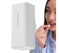 Porte-pilules Splitter - Porte-bagages de voyage avec cutter intégré - Porte-médicaments multifonctionnel pour suppléments et médicaments avec distributeur pratique