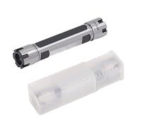 Porte-pince à queue droite, tige d’extension pour tour en carbure cémenté pour machine de perçage et taraudage, outil de tour CNC à double tête avec une grande rigidité et une conc