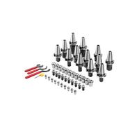 Porte-pince de Serrage en Acier CAT40 Porte-outil ER16/32 SLN FMB ER16/32 APU 35PCS