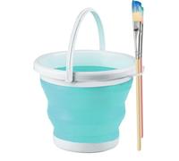 Porte-pinceau à main, seau de lavage en silicone pour pinceaux, pinceau aquarelle, lavabo pliable, seau de lavage avec poignée pour parc, , voyage, croquis