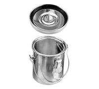 Porte-pinceau en acier inoxydable - Pot de nettoyant à pinceau durable, outil d'art portable | Rondeuse à brosse amovible pour l'eau, encres, esprits, térébenthine, idéal pour le studio, la classe, la