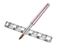 Porte-pinceaux - 5 grilles transparentes, design en acrylique durable | Pour stylos gel, structure de base stable, compartiment d'accès facile, solution de rangement compacte et légère | Ma