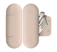 Porte-pinceaux à Maquillage Voyage | 2 pièces Support Souple Silicone Portable étanche - Étui à pinceaux Maquillage | Maison, Salle de Bain, Valise, Voyage