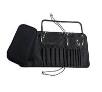 Porte-pinceaux cosmétiques de Voyage | étui pour pinceaux de Maquillage avec roulettes, Sac Portable Enroulable pour Ranger Vos pinceaux, Porte-Outils de Maquillage, Organisateur