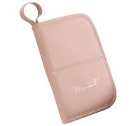 Porte-pinceaux de maquillage de voyage - 23 cm - Étui portable pour cosmétiques, pinceaux, pochette de rangement pour outils à ongles, fermeture éclair | Sac de rangement pour artistes pour femmes
