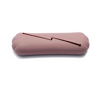 Porte-pinceaux de maquillage de voyage en silicone - Étui souple et portable - Fermeture étanche