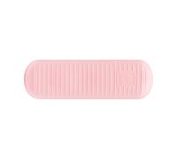 Porte-pinceaux de maquillage de voyage en silicone tendance portable pour pinceaux de maquillage doux et élégant - Organisateur de pinceaux de maquillage avec couvercle transparent