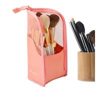 Porte-pinceaux de maquillage de voyage, trousse de maquillage multi-compartiments, trousse de toilette imperméable, pour brosse à dents, dentifrice, femme, maison, camping, valise, étagère de salle de