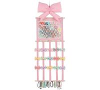 Porte-Pinces À Cheveux,Grand Sac Filet Avec Nœud - Décor de Pièce pour Organisateur Capillaire | Organisation Bijoux Tête Déco Chambre Maison Femme Fille