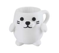 Porte-Pinte De Crème Glacée en Forme d'animal Drôle avec Manchon Isolé Intégré dans Un Tiroir Rangement Et des Cuillères Organisateurs Desserts Porte-Pinte Crème Glacée avec Repose-cuillère