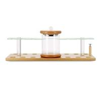 porte pipe bois clair grand modèle et pot à tabac bois clair