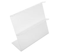 Porte-pipette de Laboratoire en Plastique Blanc, Support Z Multi-fentes | Organisation Rapide du Plan de Travail, Accès Pratique aux Instruments, pour Tubes à Essai et Pipettes Multicanaux
