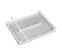 Porte-pipettes | Support en Acrylique pour Pipettes - Support de laboratoire à 22 emplacements 10mm 14mm pour la maison, l'étude, la bibliothèque, étudiants, débutants et professionnels