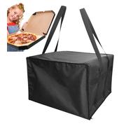 Porte-Pizza Isotherme - Glacière Isotherme Imperméable Avec Fermeture À Glissière Pliable Pour Les Achats,Sac de Livraison pour Repas | pour Restaurants Pique-Nique Randonnée Barbecue et Vac