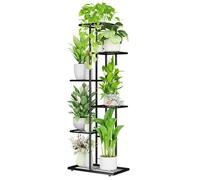 Porte Plante-Bamworld- 6 Niveaux-Étagère Multifonction Créatif Escalier à Fleurs Décoratif pour Balcon, Salon, Bureau, Jardin