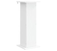 Porte-plante - tablette a roulettes pour plante Vidaxl Support de Plante Blanc 30 5 x 30 x 80 5 cm Bois d'ingénierie