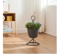 Porte-plantes Alphen 48 x 23 cm 1 cache-pot noir