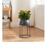 Porte-plantes Assen 38 x 24 cm noir
