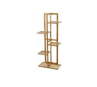 - Porte plantes en bambou 5 niveaux - Marron