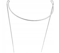 Porte-plantes KADAX en acier, support de plantes vivaces, vrille, semi-circul...