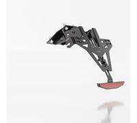 Highsider Support de plaque d'immatriculation Akron-rs 1111124 Argenté