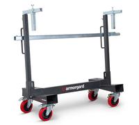 Chariot mobile porte plaque avec pinces Loadall la750-pro - 1705x550x1305 ARMORGARD - LA750-Pro