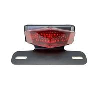 Porte-Plaque Moto Convient pour Suzuki DRZ 400SM 2005-2020 400S/E 2000-2020, éliminateur de Garde-Boue arrière Bien rangé, Clignotant(Red)