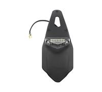 Porte-Plaque Moto Pièces de Garde-Boue arrière Moteur, Support Plaque d'immatriculation, feu, Lampe freinage pour vélo Tout-Terrain Enduro(D)